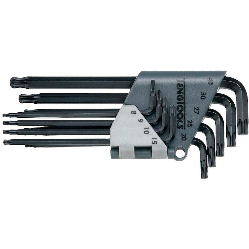 JEU CLÉS MÂLES COUD.TORX(ÉT)11660 (9PCS) TENGTOOLS