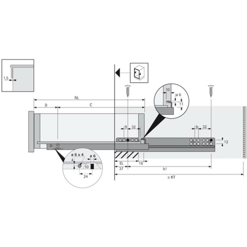 QUADRO 25 MET SILENT SYSTEM 320MM     HETT-9135872