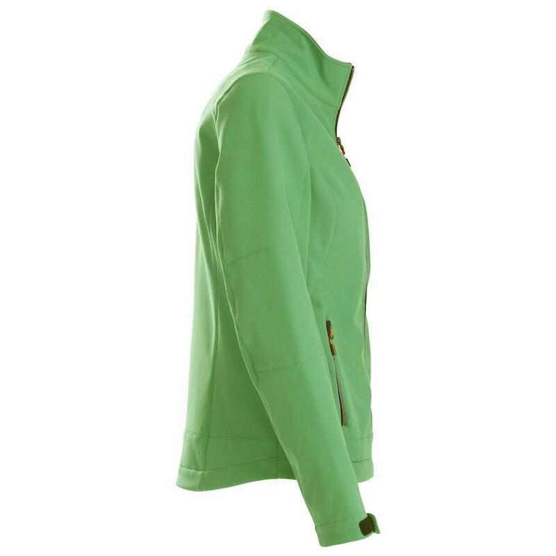 JAS DAMES SOFTSHELL - PRINTER TRIAL LADY - FRISGROEN L