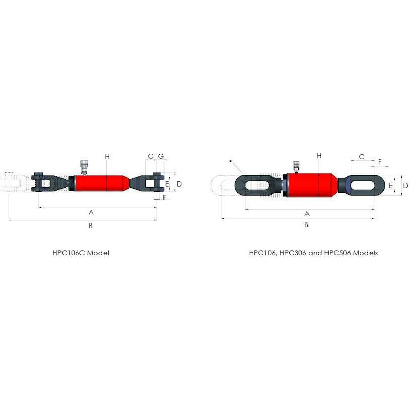 VERIN DE TRACTION HYDRAULIQUE HPC506      HI-FORCE