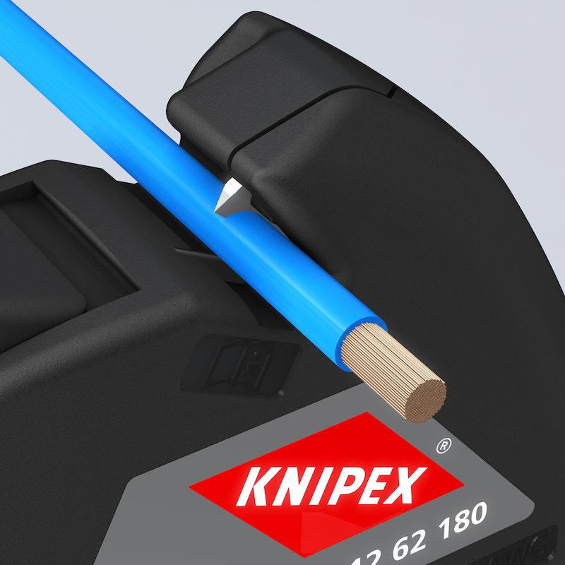 ZELFINST.STRIPTANG 0,2-6,00 12 62 - 180MM   KNIPEX