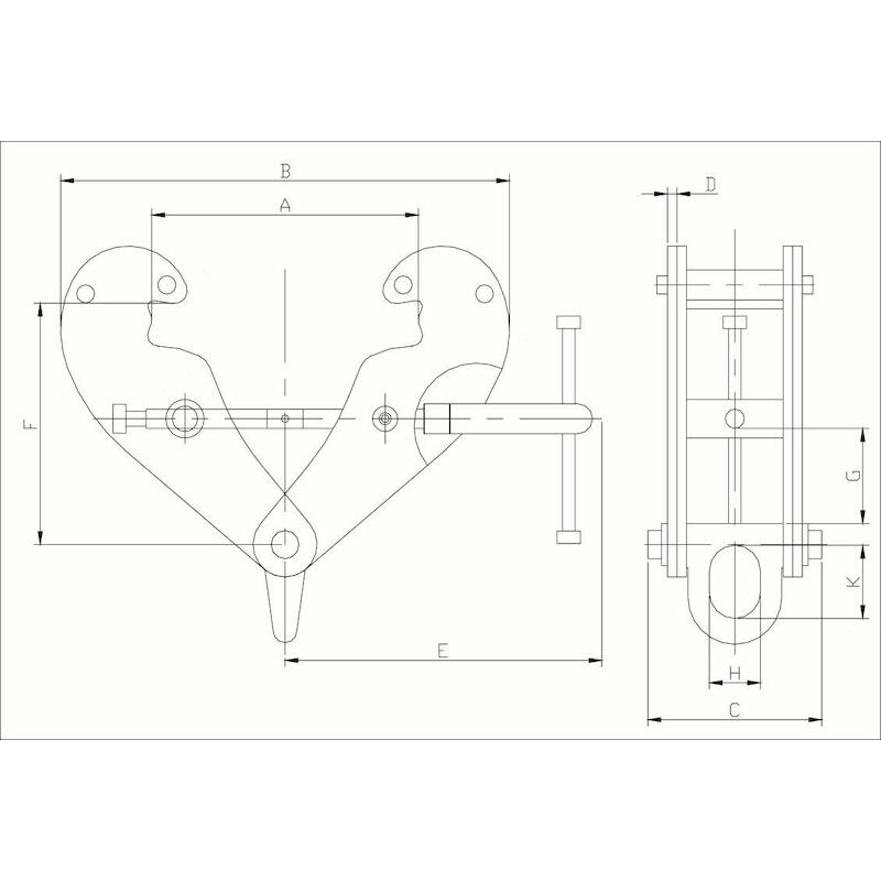 BALKENKLEM 5T (SPINDEL)     KSBO-5 90-330MM   REMA
