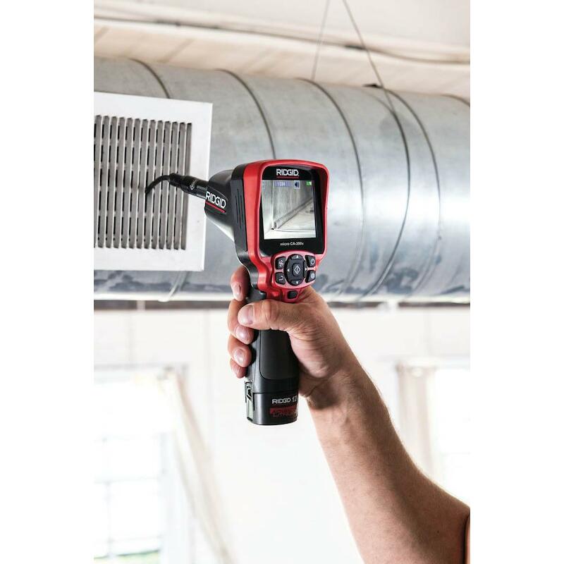 CAMERA D'INSPECT.MICRO 3,5" CA-350X 12V LI-ION RID