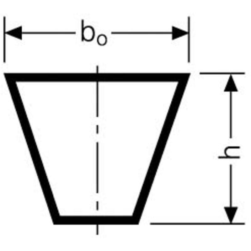 COURROIE CONTI-V            SPZ 1077  B=9,7MM CONT
