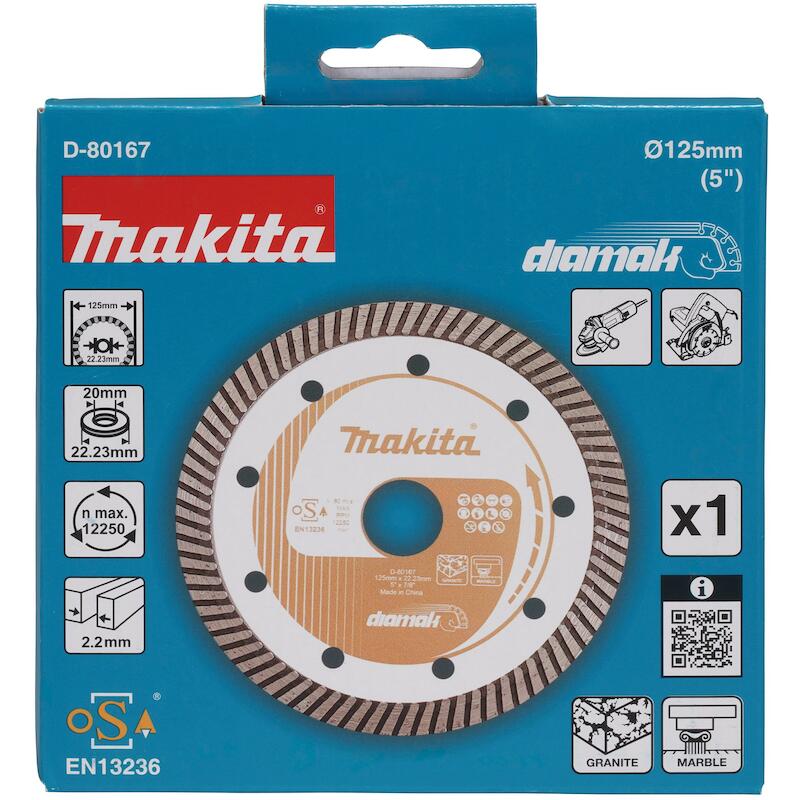 DIAMANTSCHIJF 125MM         D-80167         MAKITA