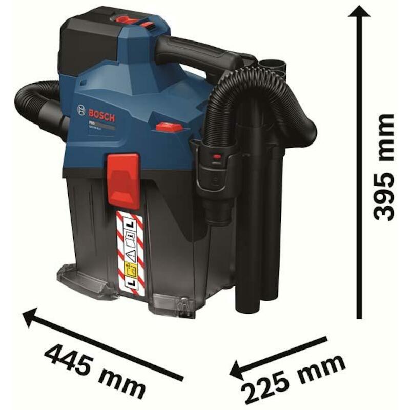 ASPIRATEUR/ACCU 18V/BODY    GAS18V-6LS       BOSCH