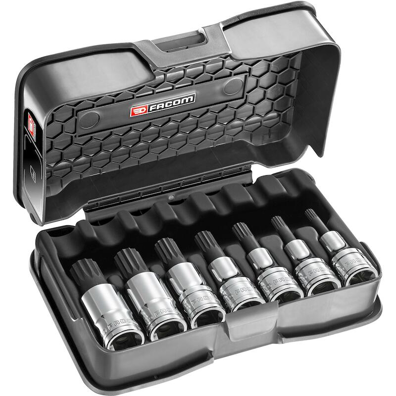 SCHROEV.DOPPENSET 1/2" XZN M. SV.J7APB - 50MM(7ST)