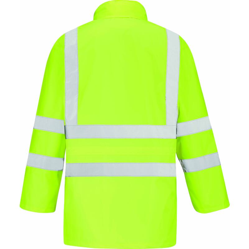 First - regenjas hoge zichtbaarheid - P70EHY4 - en iso 20471 klasse 3 - geel - maat L - 08137289