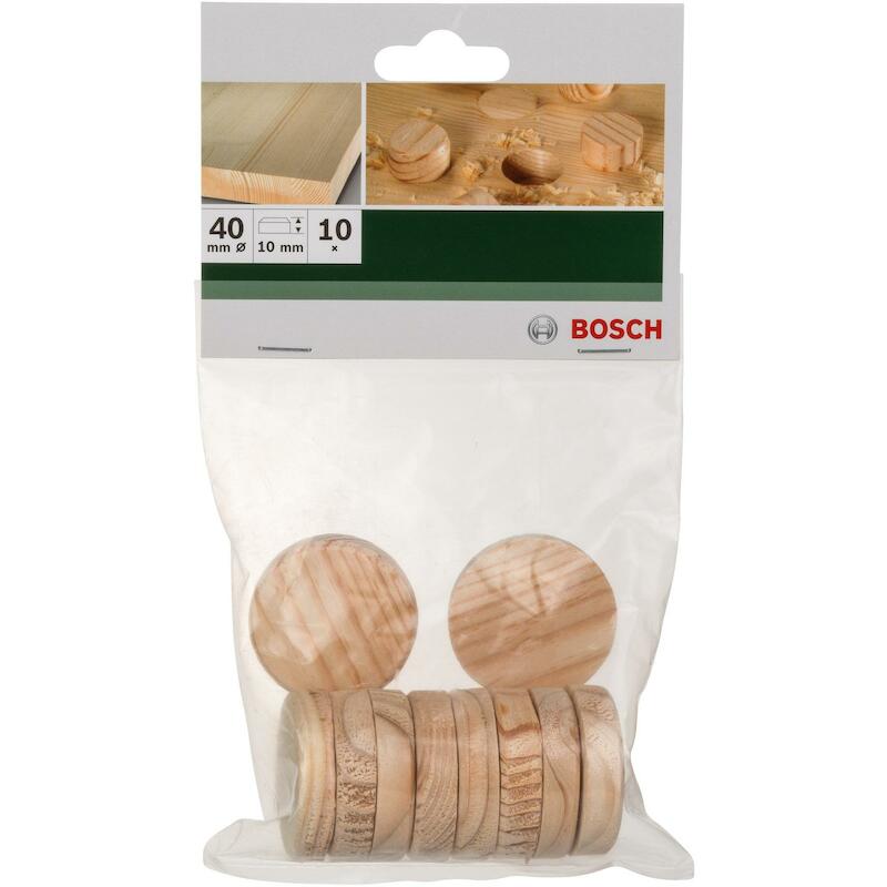 BOUCHONS EN BOIS D40 X 10MM 2609255325 (10PC)BOSCH