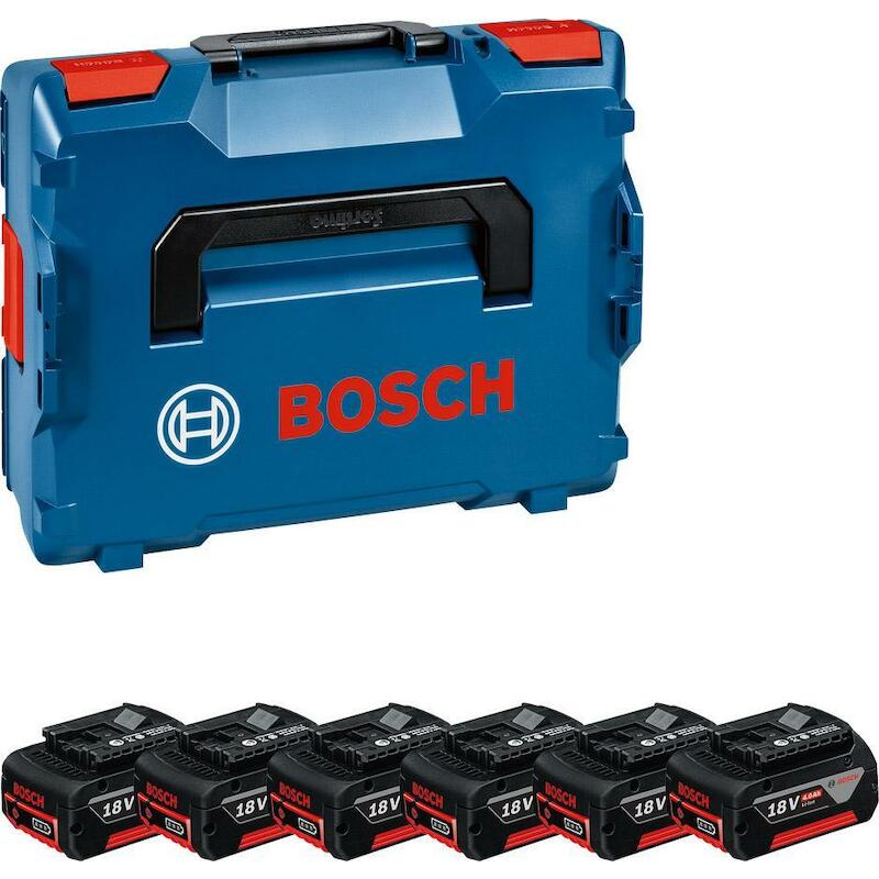 JEU D'ACCUS 18V/6X4AH       1600A02A2S (L-BOXX)BOS