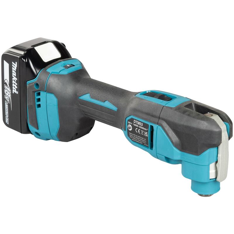 Makita - Accu-multitool - DTM53JT1 - 18 V - 1x 5,0 Ah - OIS/Starlock - Makpac III - 08152707