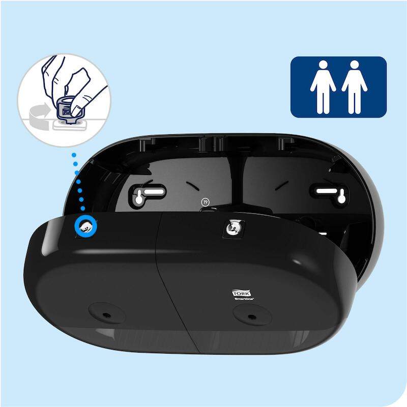 DISP.TOILETPAPIER SMARTONE  682008 MINI TWIN - ZW.