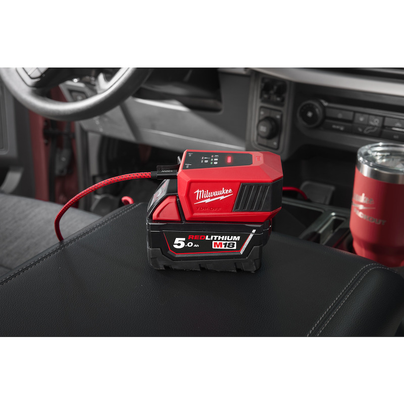 Milwaukee - Battery charger and power bank - M18 TC-0 - Li-ion - 18 V - 2.5 a - 08123303