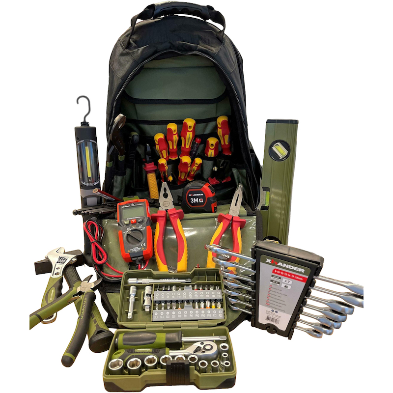 SAC À DOS INDUSTRIEL REMPLIE 92 PC P76AQY  XHANDER