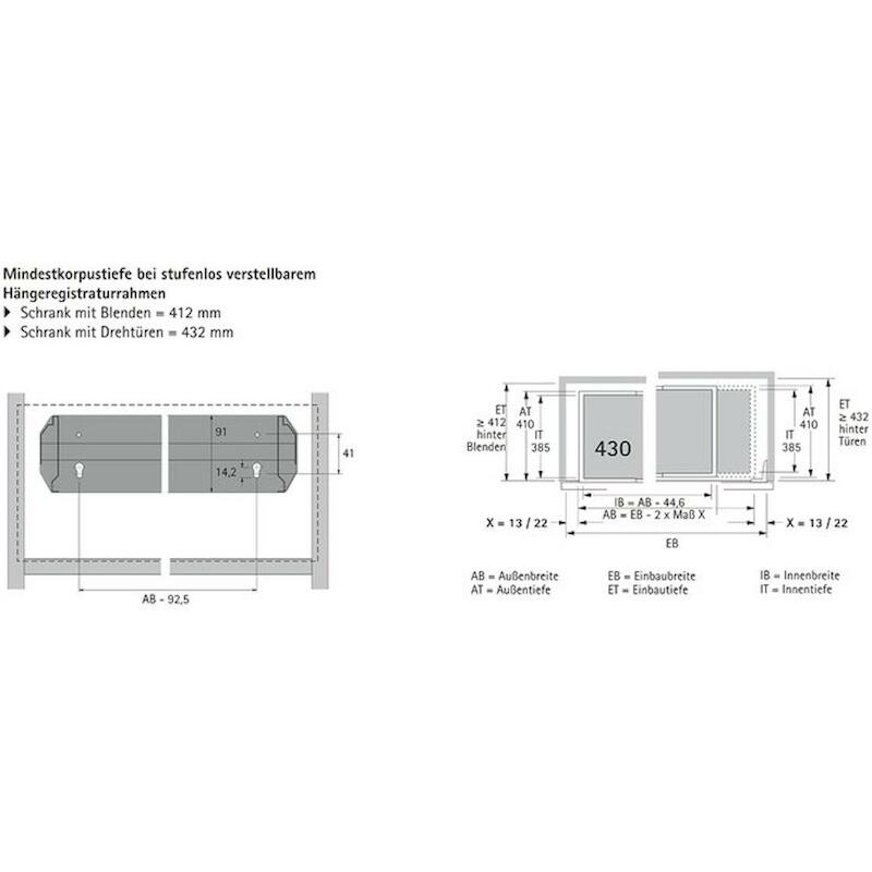 TRAPL.VERSTELB.HANGMAPR.ZW.368-540    HETT-1084131