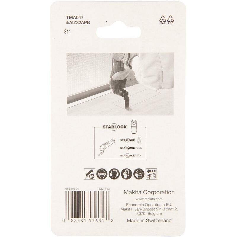 LAME PLONGEANTE BIM BOIS ET MÉTAL TMA047 - B-64814 - MAKITA