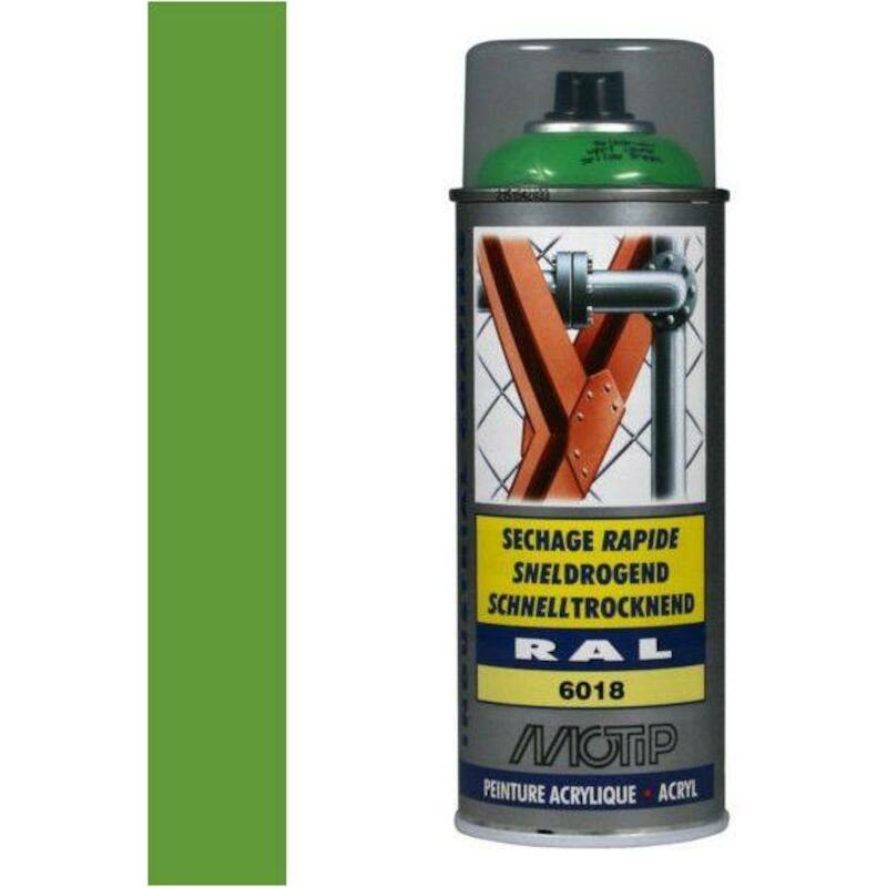 PEINT.ACRYL.VERT JAUNE HG   07127 - 400ML. RAL6018
