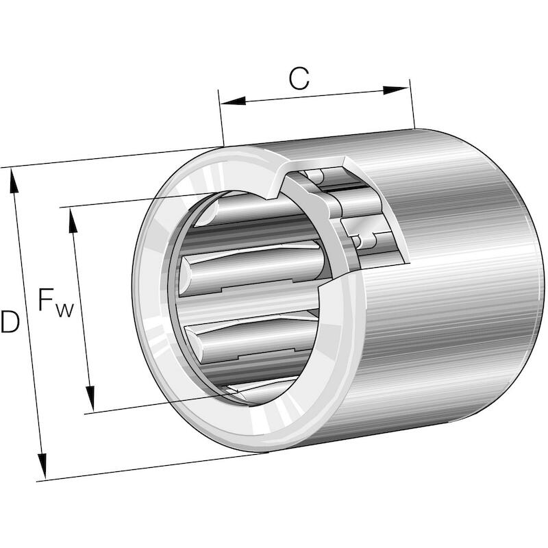 VRIJLOOPLAGER               HF3020-L564        INA