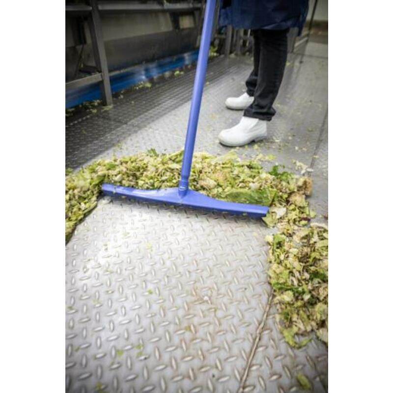 VLOERTREKKER - VIKAN 7140/3 - TPE RUBBER BLAUW 400MM