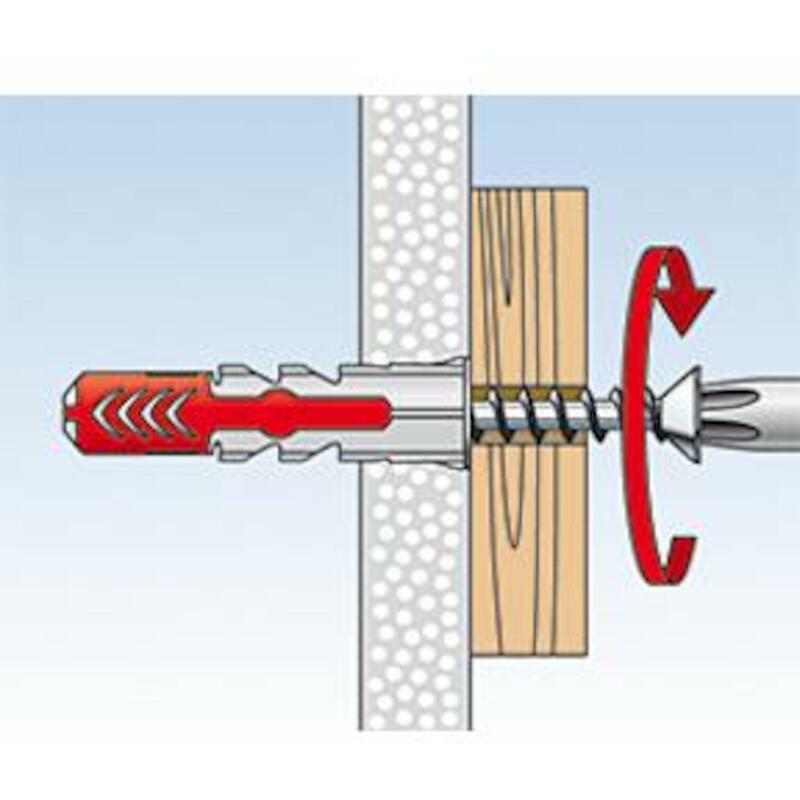 PLUG+SCHROEF  8X40  S PH    DUOPOWER DIY   FISCHER
