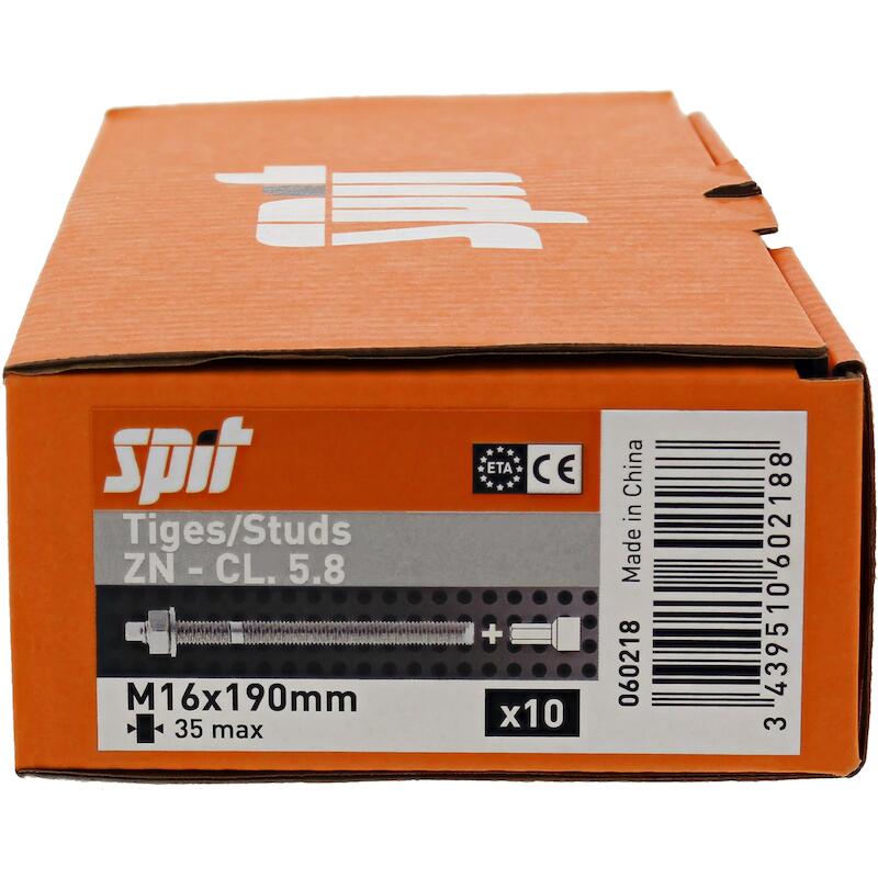 TIGE FILETÉE M16X190 - ZN   MAXIMA+    060218 SPIT