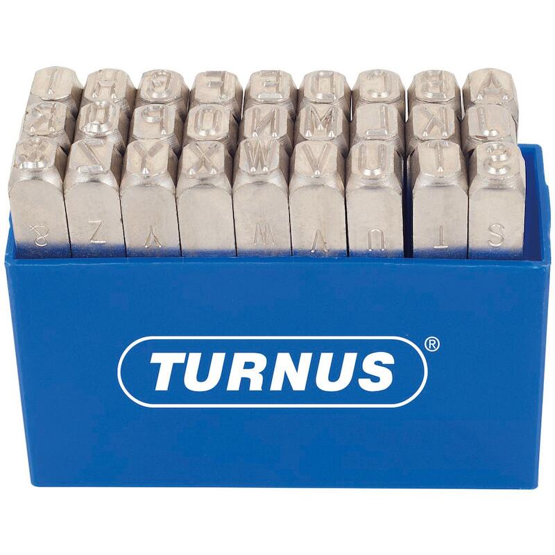 SLAGLETTER A - Z - & - TURNUS 331 - 8 MM