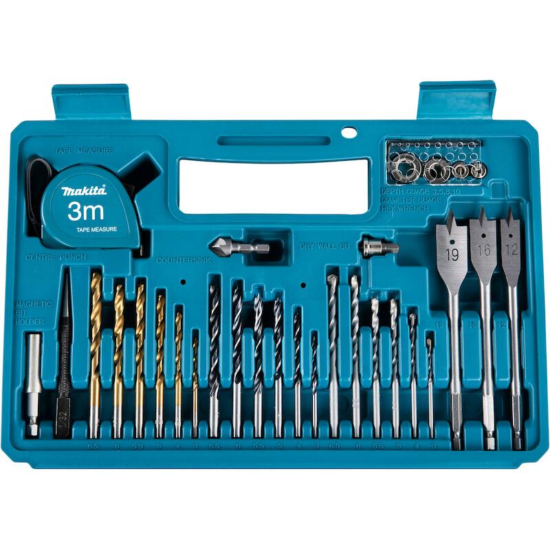 BOREN EN SCHROEFBITSET 102 STUKS - E-10730 - MAKITA