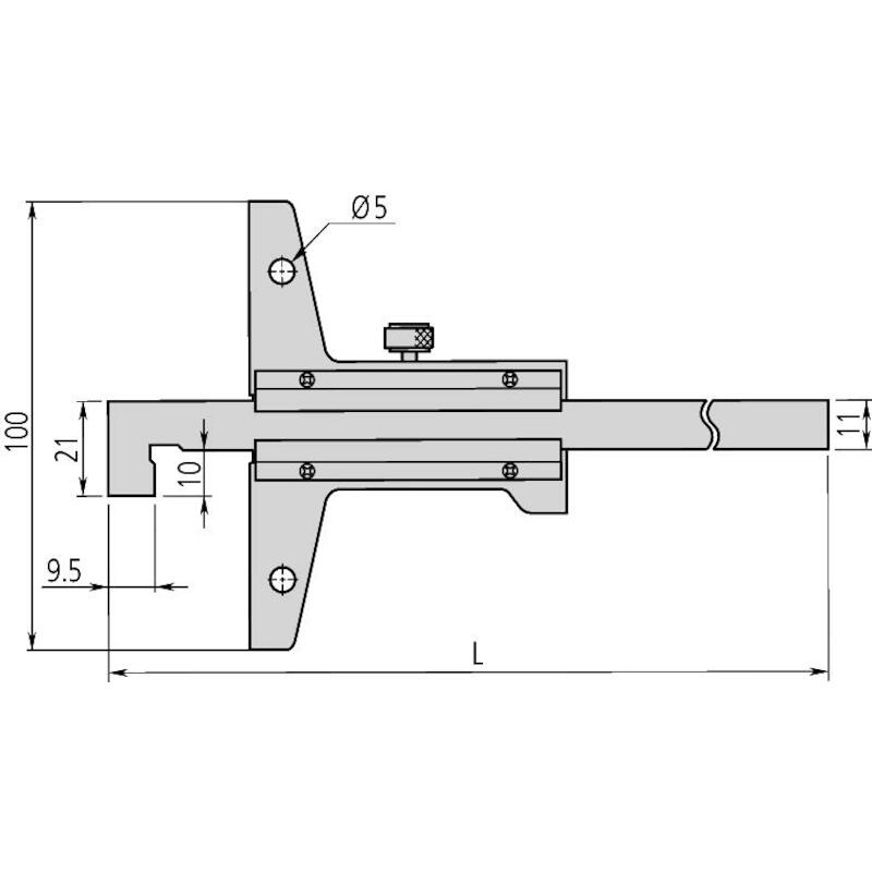 DIEPTESCHUIFMAAT 0-150MM    527-401 0,05MM MITUTOY