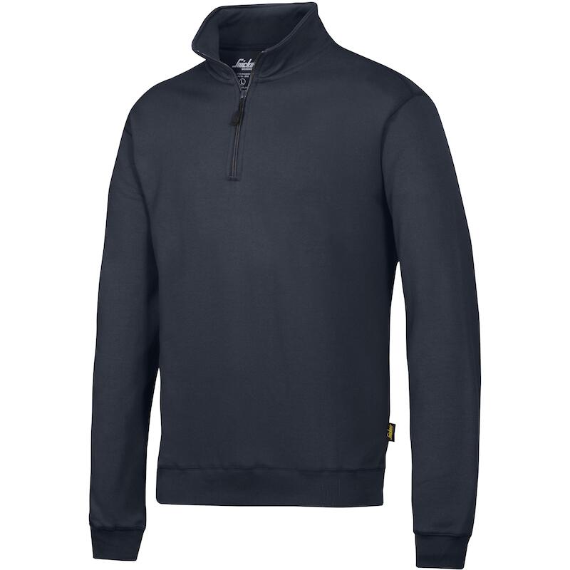 Snickers - Sweatshirt - 2818 - demi-zip - coton/polyester - navy - taille XL - 02780214