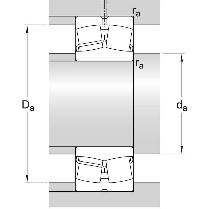 TWEERIJIGE TONLAGER - SKF 22220 E