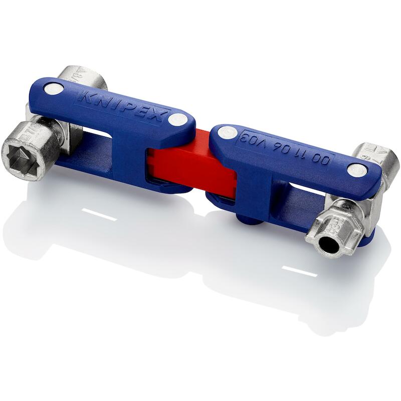 Knipex - Universal control cabinet key - 00 11 06 V03 - DoubleJoint - 62 mm - 03041203