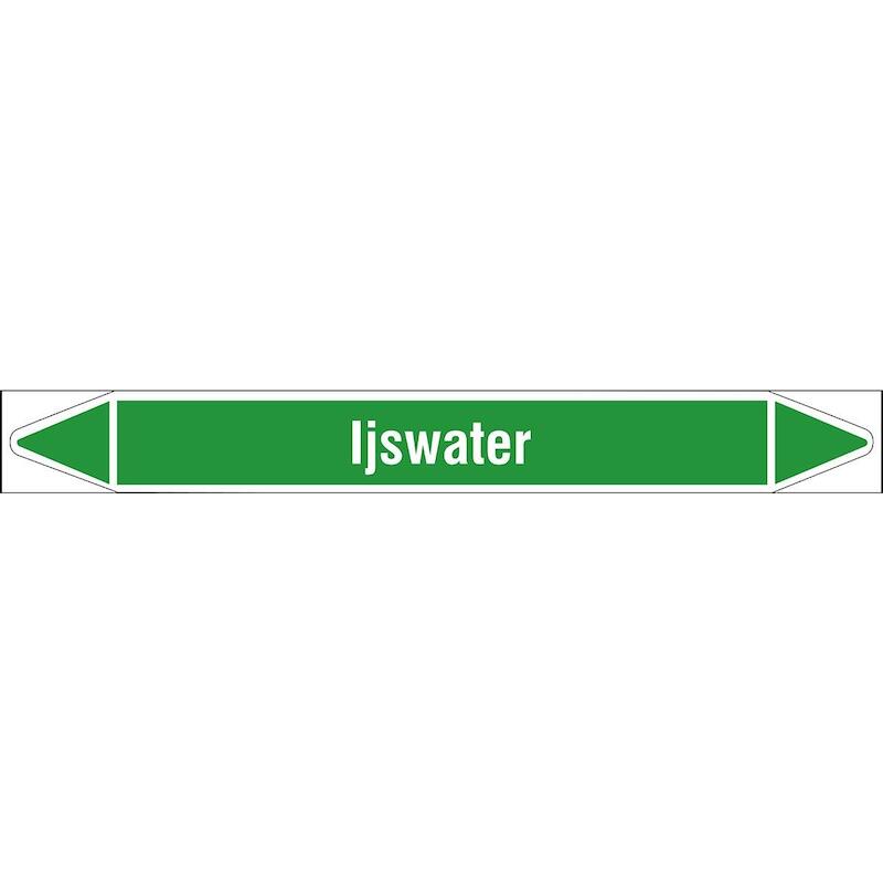 LEIDINGMERKER - BRADY N006036 - 'IJSWATER' WIT OPGROEN 250X 26 MM (30 EA)