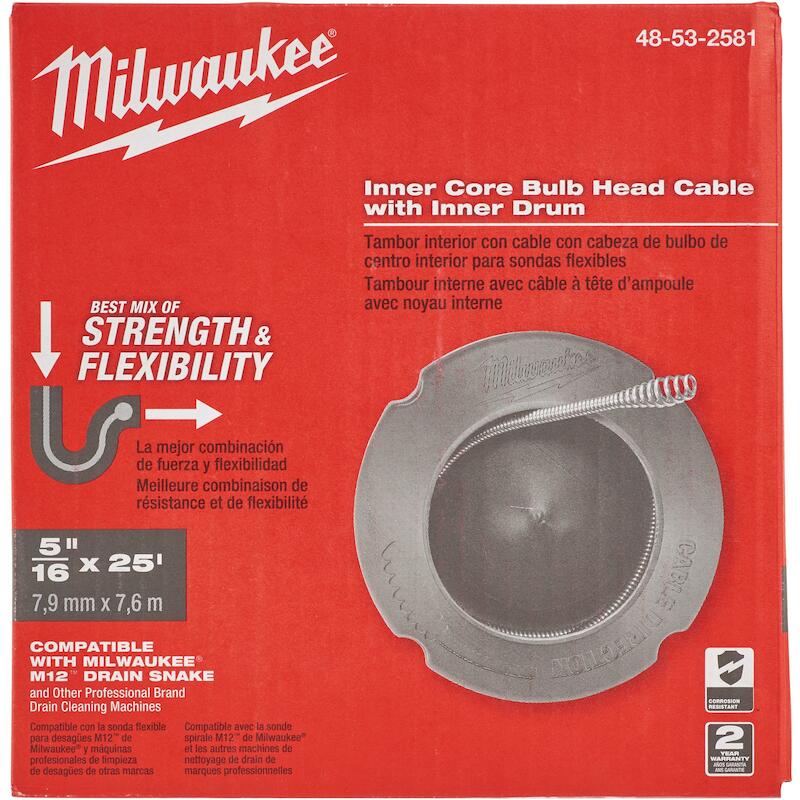 ONTSTOPPINGSVEER 8MM/7,6M   48532581     MILWAUKEE
