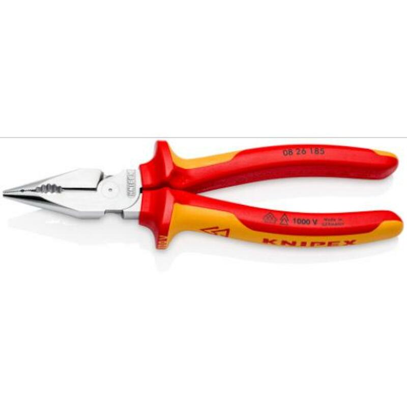 COMBINATIETANG HALFROND VDE 08 26 185       KNIPEX