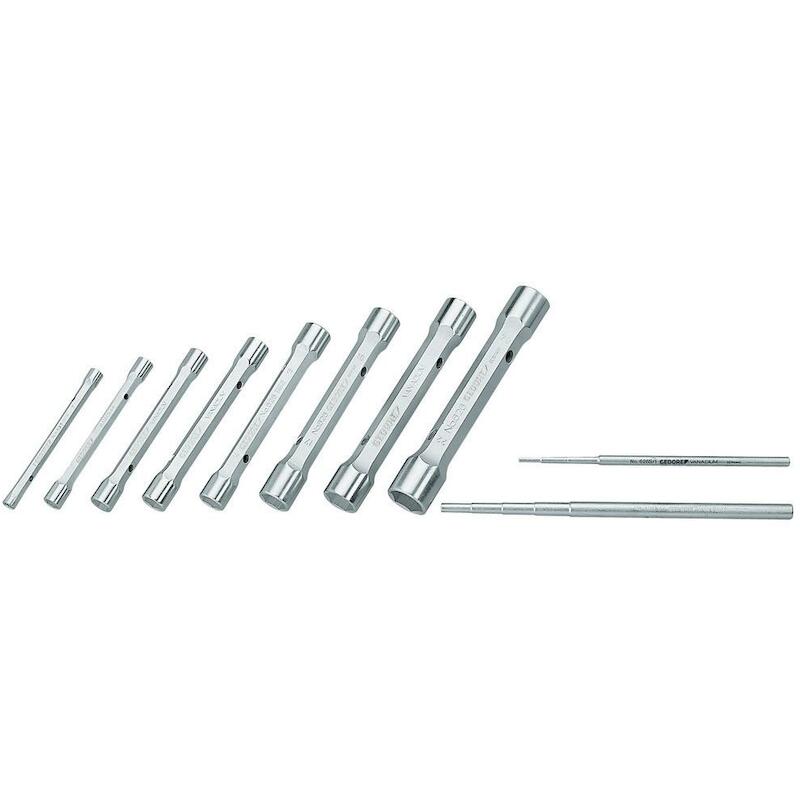PIJPSLEUTELSET+WRINGSTAVEN  KD 626-8 (10ST) GEDORE