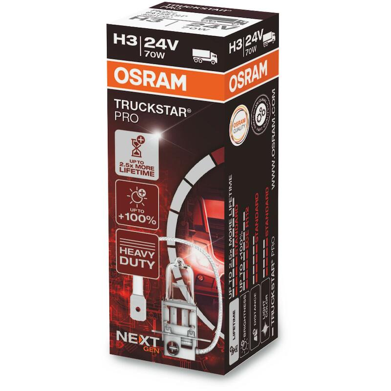 OSRAM 64156TSP LAMP 24V H3 70W PK22S