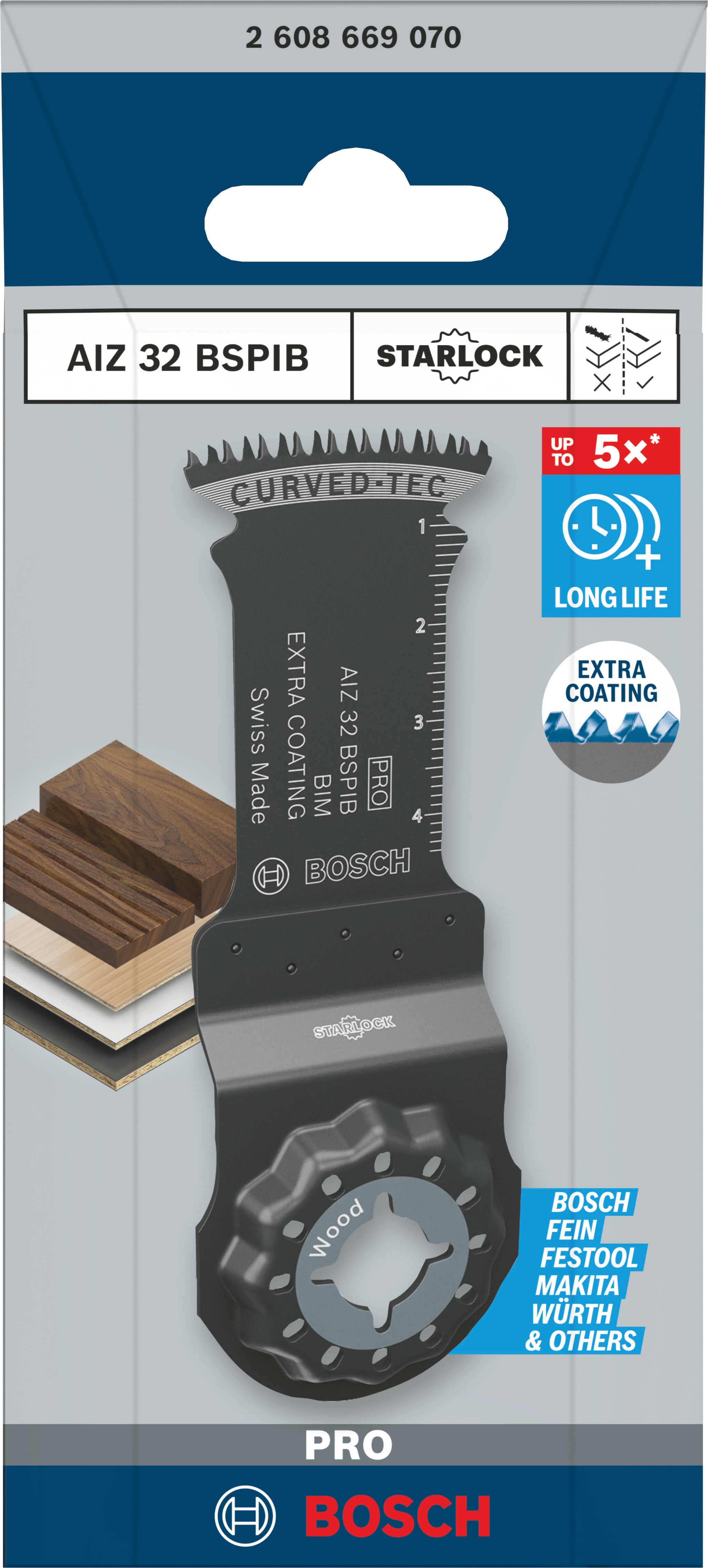 INVALZAAGBLAD 32X50MM       2608669070       BOSCH