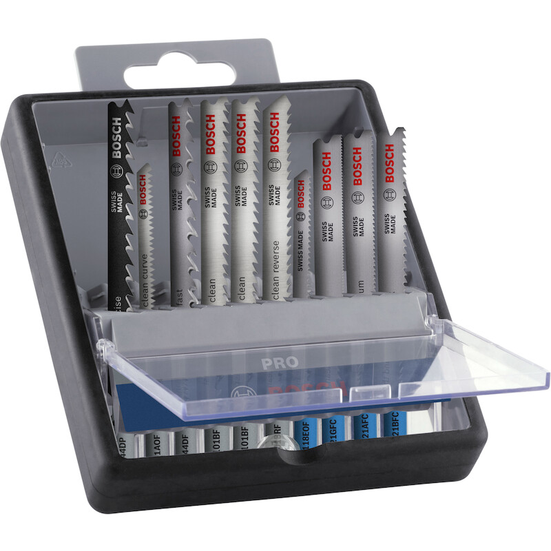 JEU LAMES SC.SAUT. BO/MET.  2607011943 (10PC)BOSCH