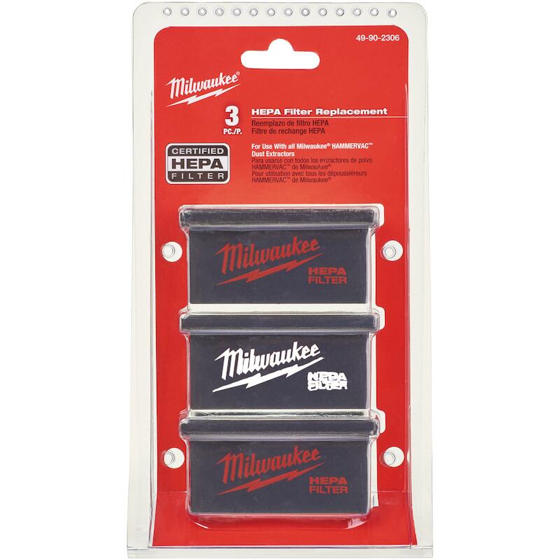 FILTRE POUR M12/M18         49902306    (3PC) MILW