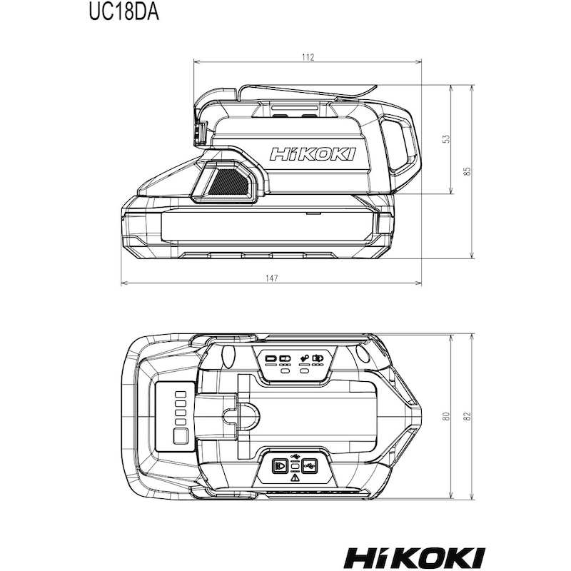 OPLADER 18V USB-C           UC18DA          HIKOKI