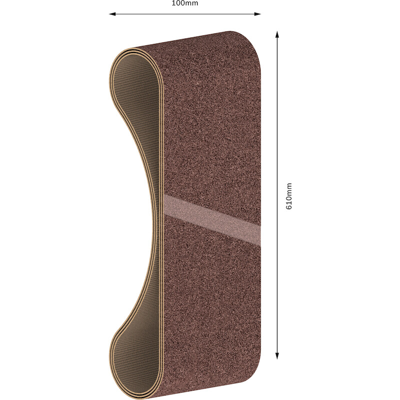 SCHUURBAND 100X610MM        2608606139 DIVERS(3ST)