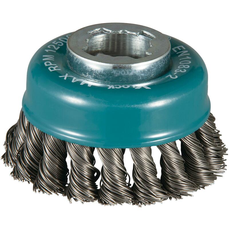 BROSSE BOISSEAU, FIL TORSADÉ, 80 MM, X-LOCK - D-73380 - MAKITA