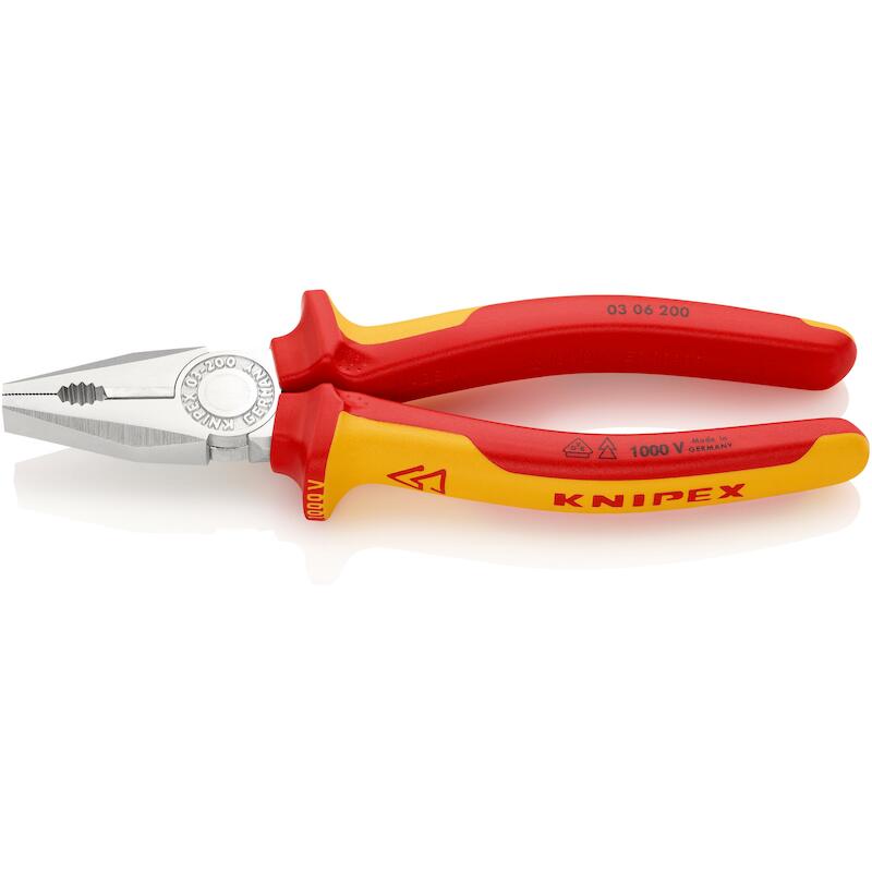 Knipex - Combinatietang - 03 06 200 - vde - Verchroomd - 200 mm - 41190175
