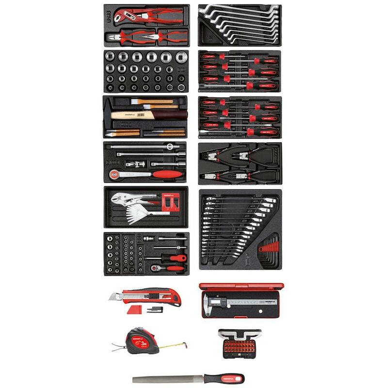 11 MODULES OUTILS MIXTES    R2101 (164PC)GEDORE RE