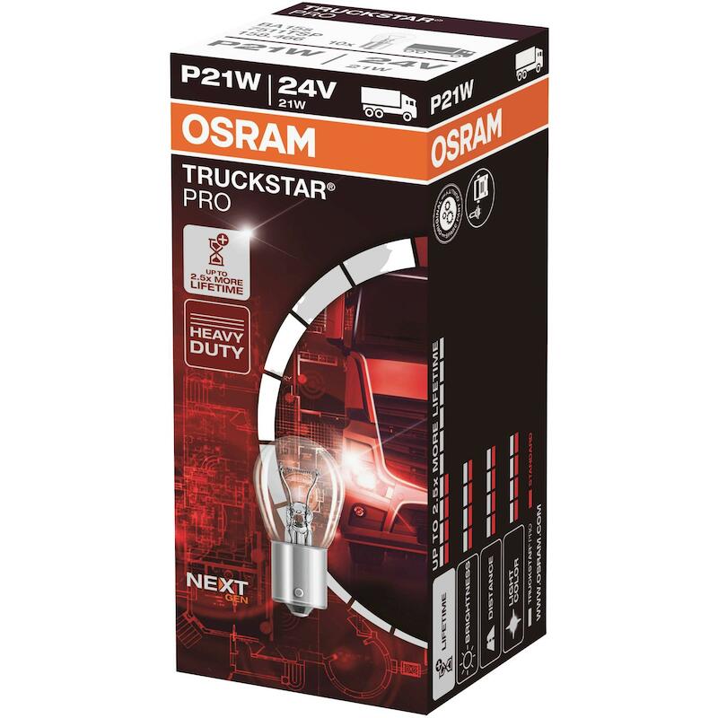 OSRAM 7511TSP LAMPEN 24V21W BA15S EX9511