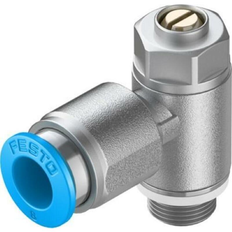 SMOORVENTIEL MET TERUGSLAGKLEP GRLA-1/8-QS-8-D (193145) FESTO