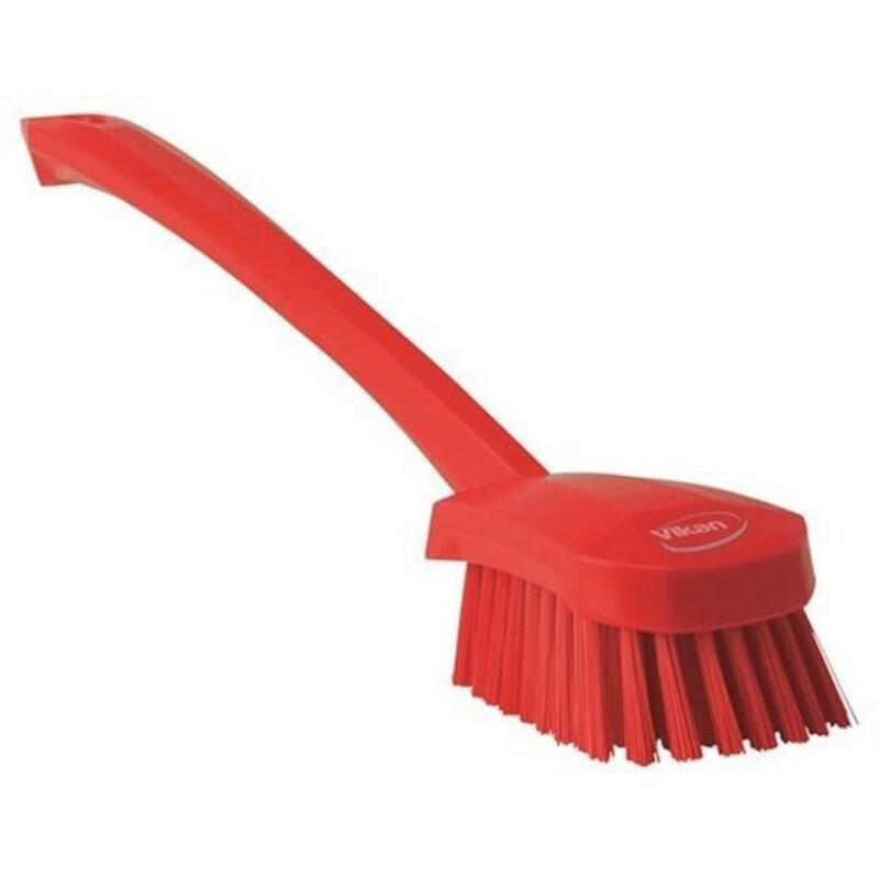 BROSSE À VAISS.DUR ROUGE    4186/4  410X43MM VIKAN