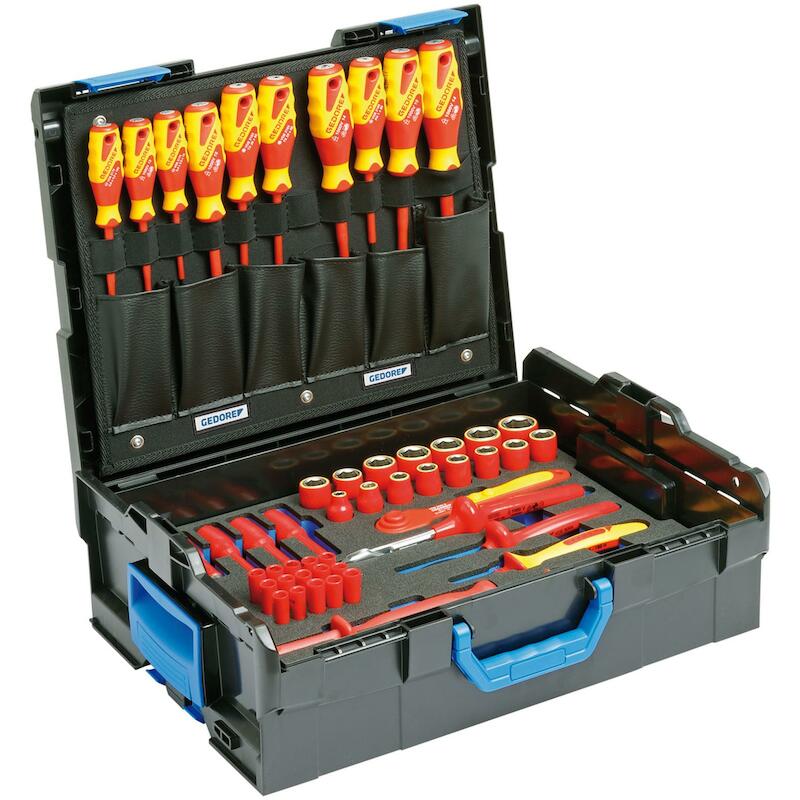 GEREEDSCHAPSSET VDE+L-BOXX  1100-1094(53ST) GEDORE