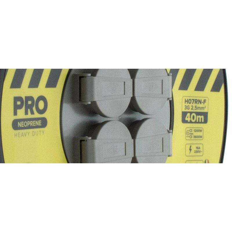 ENROULEUR CÂBLE NEOPR 3X2,5 LM 85140 - 40M    LUMX