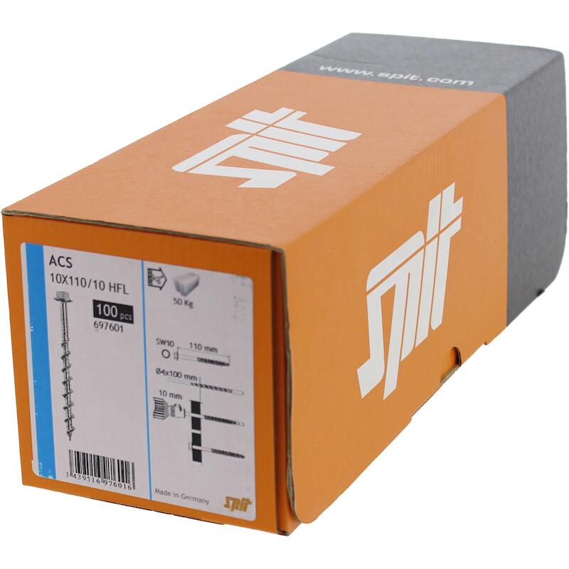 VIS YTON HEX 10X110         ACS HFL    697601 SPIT